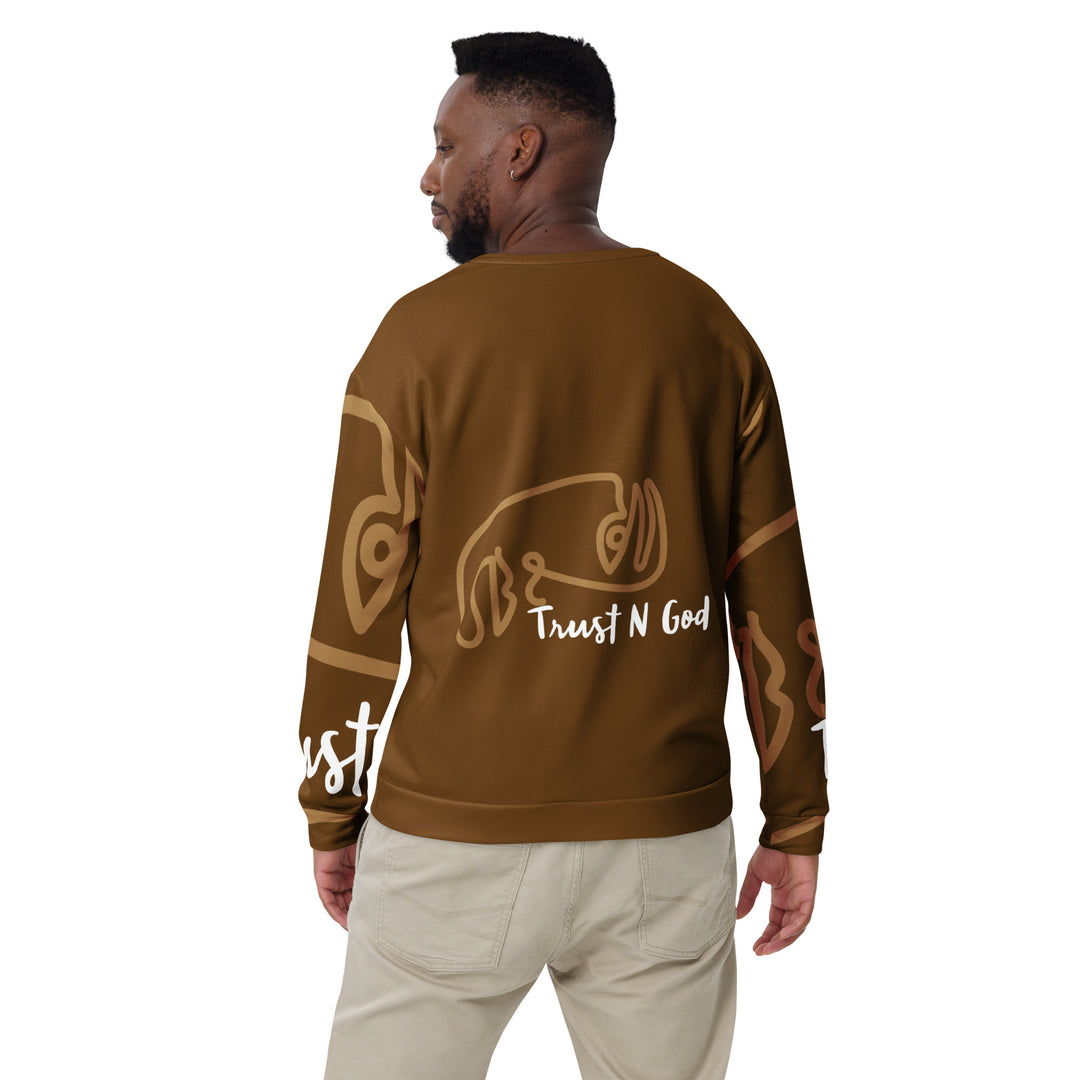 Trust N God  Brown  Sweatshirt