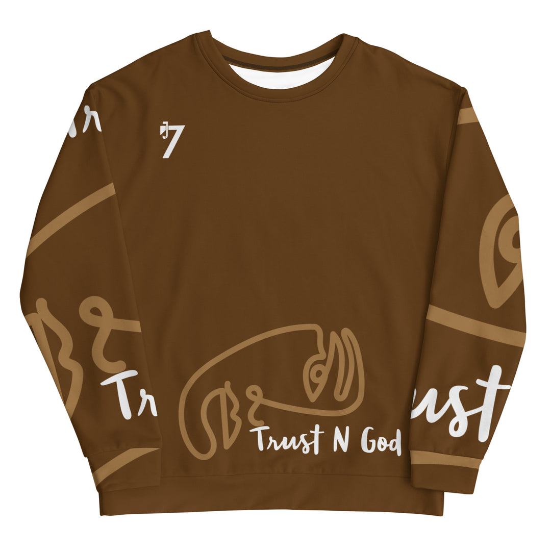 Trust N God  Brown  Sweatshirt