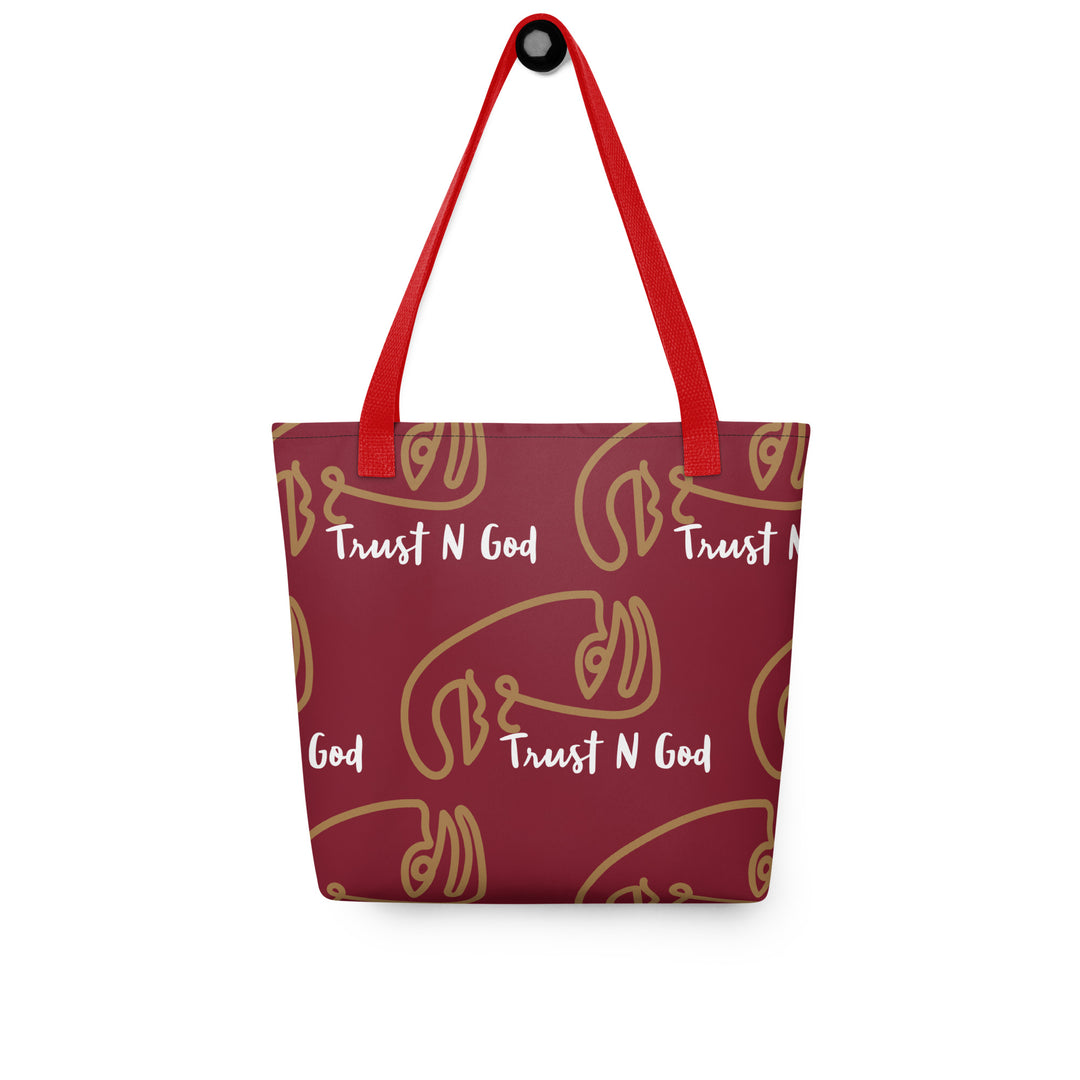 Trust n God Tote bag