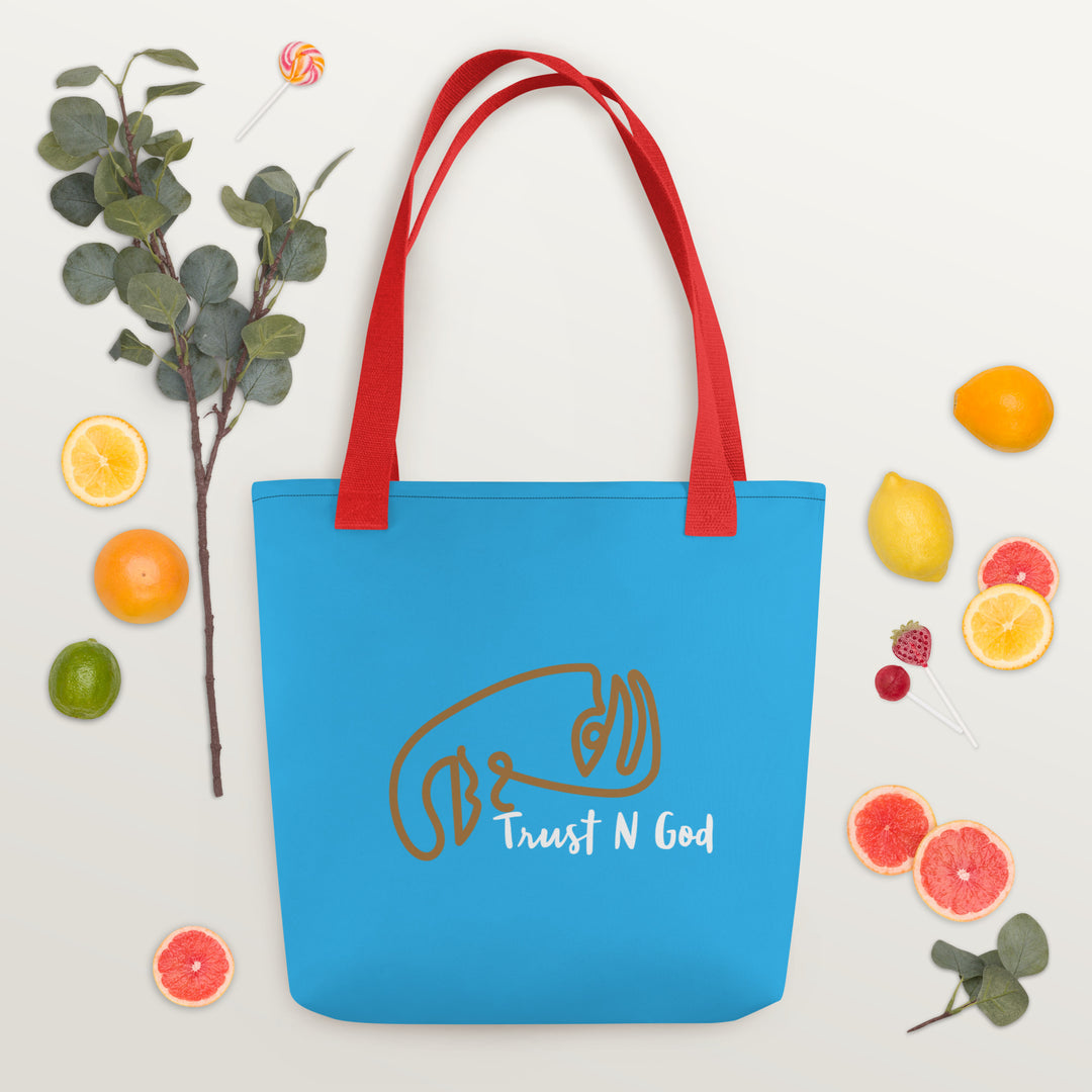 Trust n God Spring Tote bag
