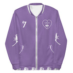 Load image into Gallery viewer, 111 Purple Pastels Bomber Jacket - J SEVEN APPARELS 
