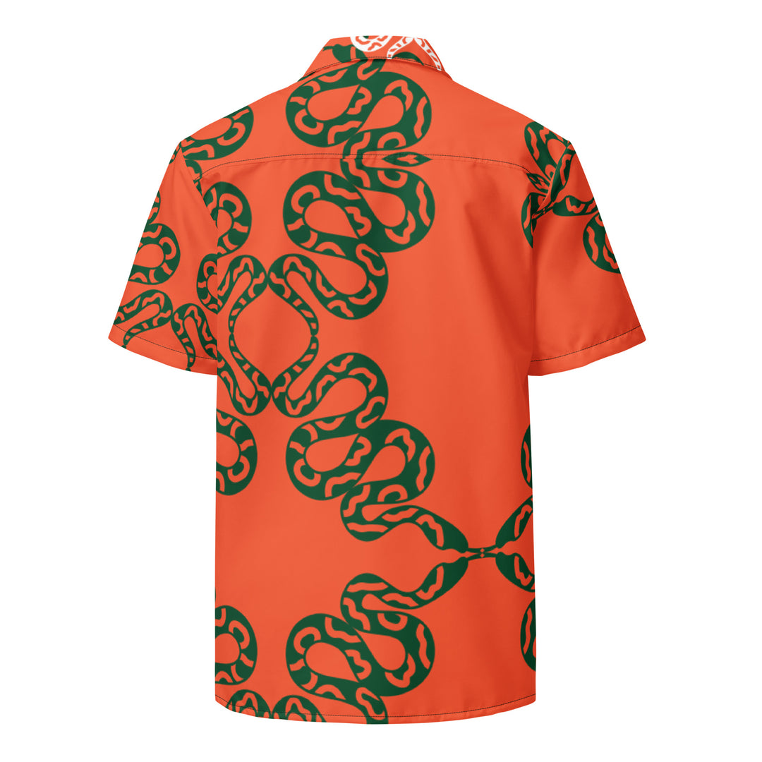 7s Orange Rush Unisex button shirt - J SEVEN APPARELS 