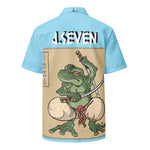 Load image into Gallery viewer, T^E Creatives Columbia Blue button shirt - J SEVEN APPARELS 
