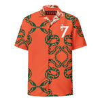 Load image into Gallery viewer, 7s Orange Rush Unisex button shirt - J SEVEN APPARELS 
