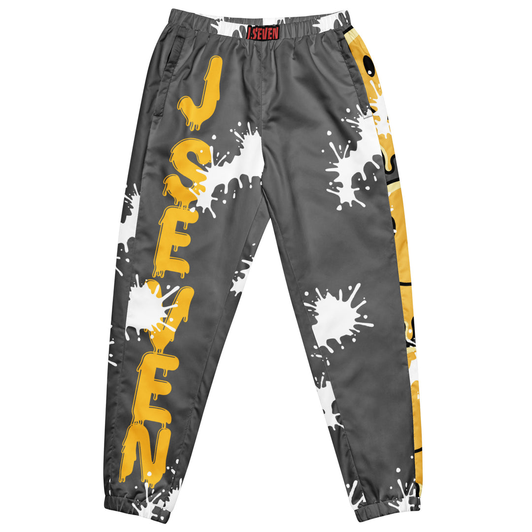 6s Smoke Gray and White Unisex track pants - J SEVEN APPARELS 