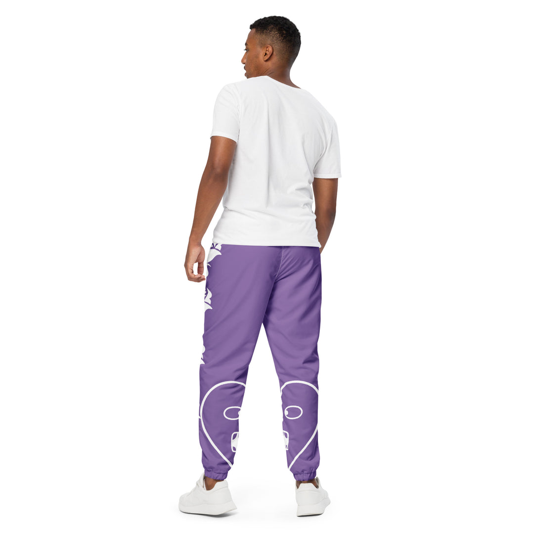 111 Purple Pastel track pants - J SEVEN APPARELS 