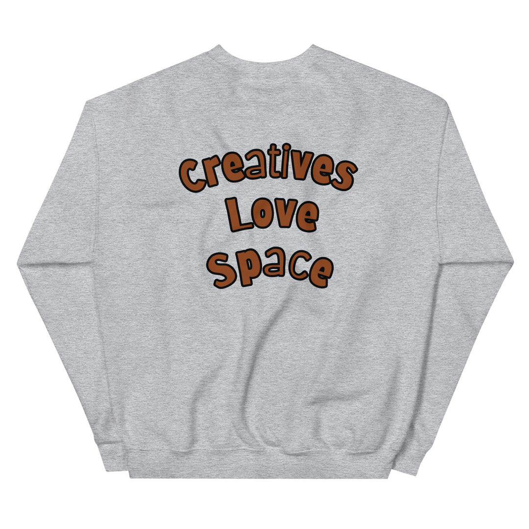 #Creatives Love Space Unisex Sweatshirt - J SEVEN APPARELS 