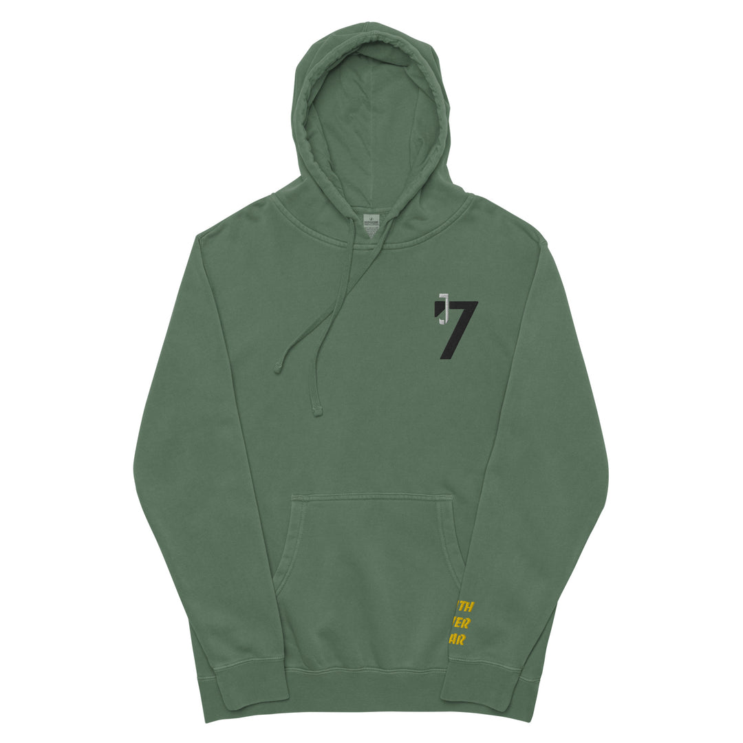 Fall Time Unisex pigment-dyed hoodie - J SEVEN APPARELS 