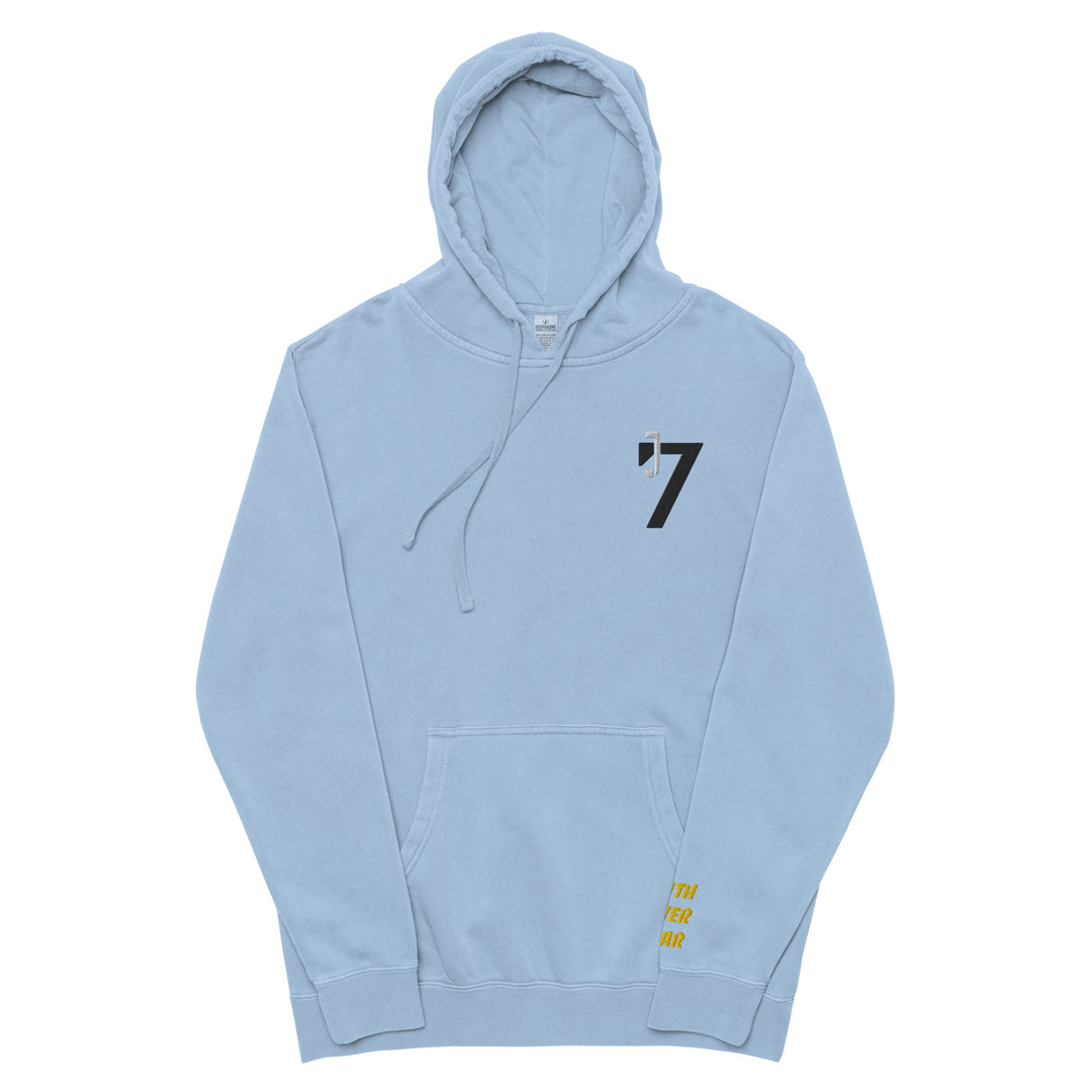 Fall Time Unisex pigment-dyed hoodie - J SEVEN APPARELS 