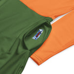 Load image into Gallery viewer, Orange / Green long sleeve midi dress - J SEVEN APPARELS 
