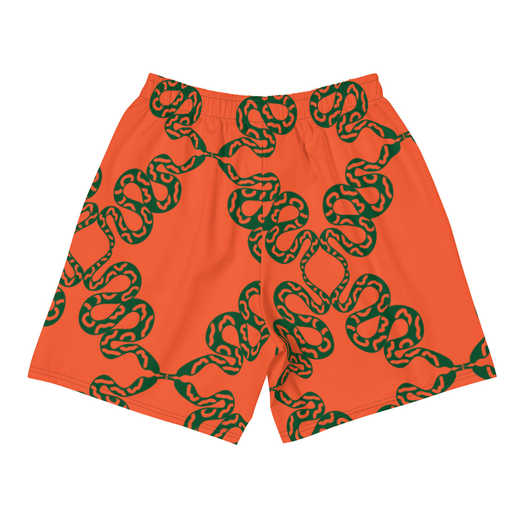 7s Orange Rush Men's Athletic Shorts - J SEVEN APPARELS 