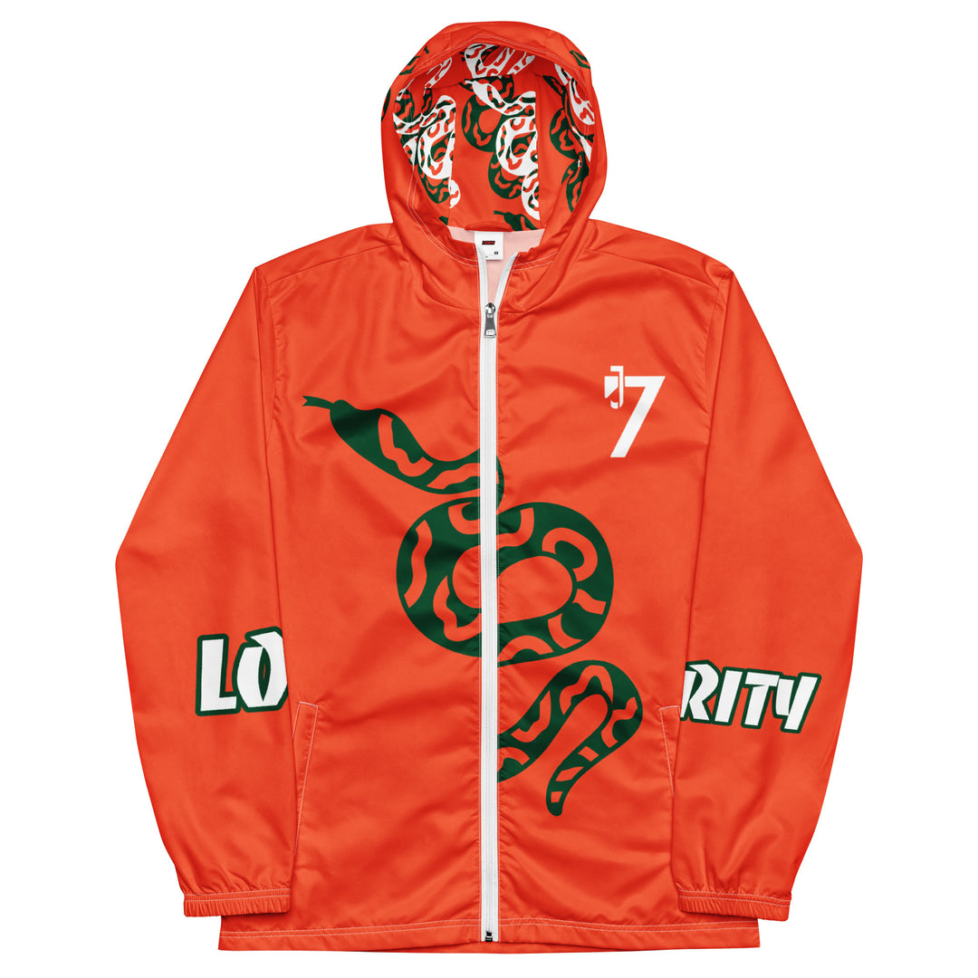 7s Orange Rush Windbreaker - J SEVEN APPARELS 