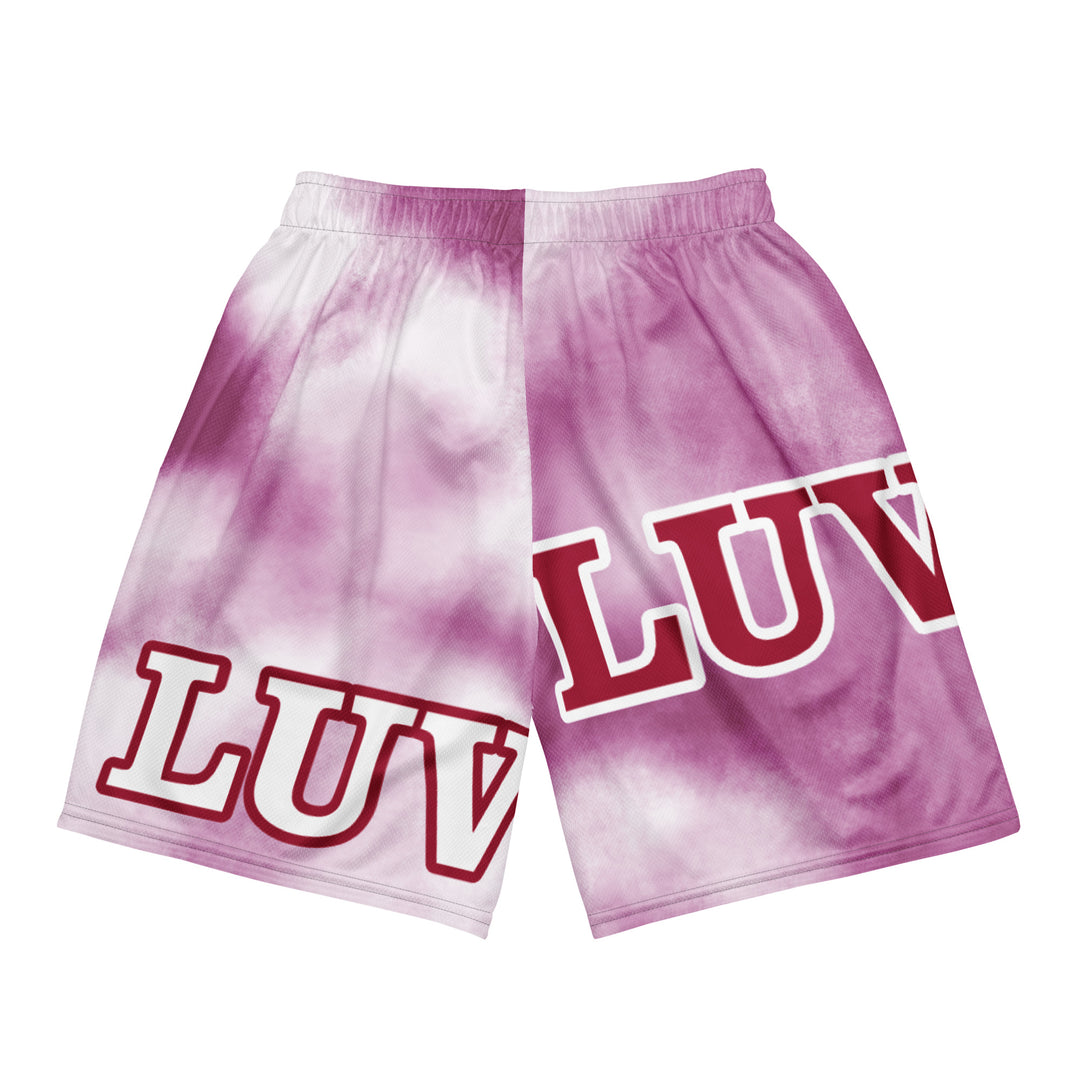 Purple Storm Unisex mesh shorts