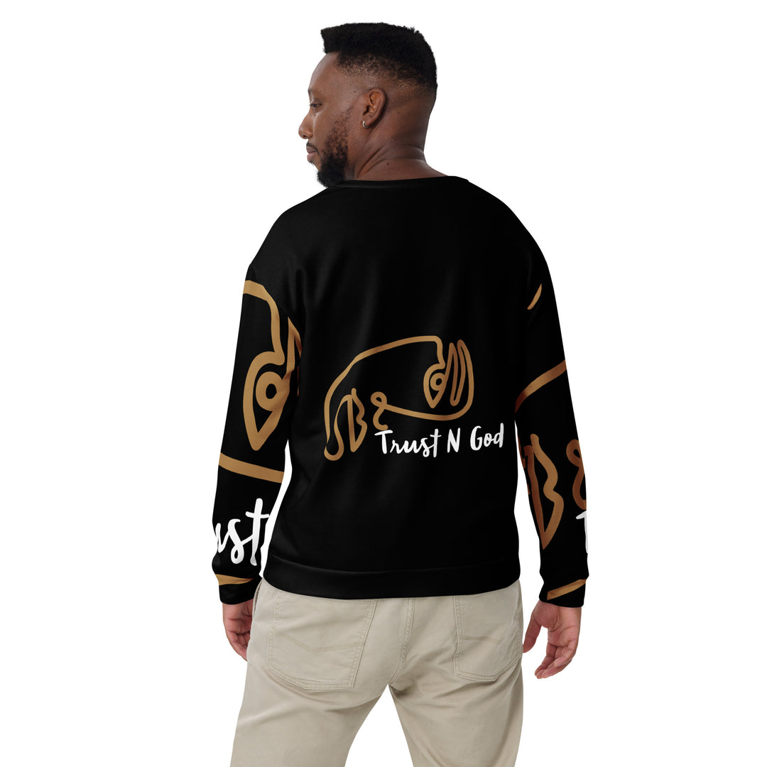 Trust N God BLACK Unisex Sweatshirt