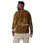 Load image into Gallery viewer, Trust N God  Brown  Sweatshirt
