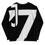 Load image into Gallery viewer, Black and White Tuxedo Sweatshirt
