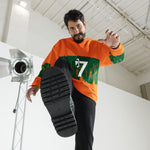 Load image into Gallery viewer, #Orange&amp;Green  Sweatshirt - J SEVEN APPARELS 
