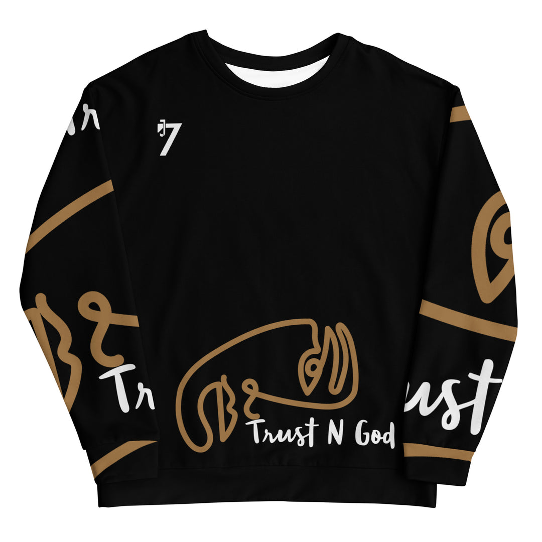 Trust N God BLACK Unisex Sweatshirt