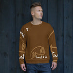 Load image into Gallery viewer, Trust N God  Brown  Sweatshirt
