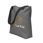 Load image into Gallery viewer, Trust n God “Storm” Tote bag
