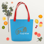 Load image into Gallery viewer, Trust n God Spring Tote bag
