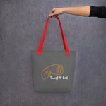 Load image into Gallery viewer, Trust n God “Storm” Tote bag

