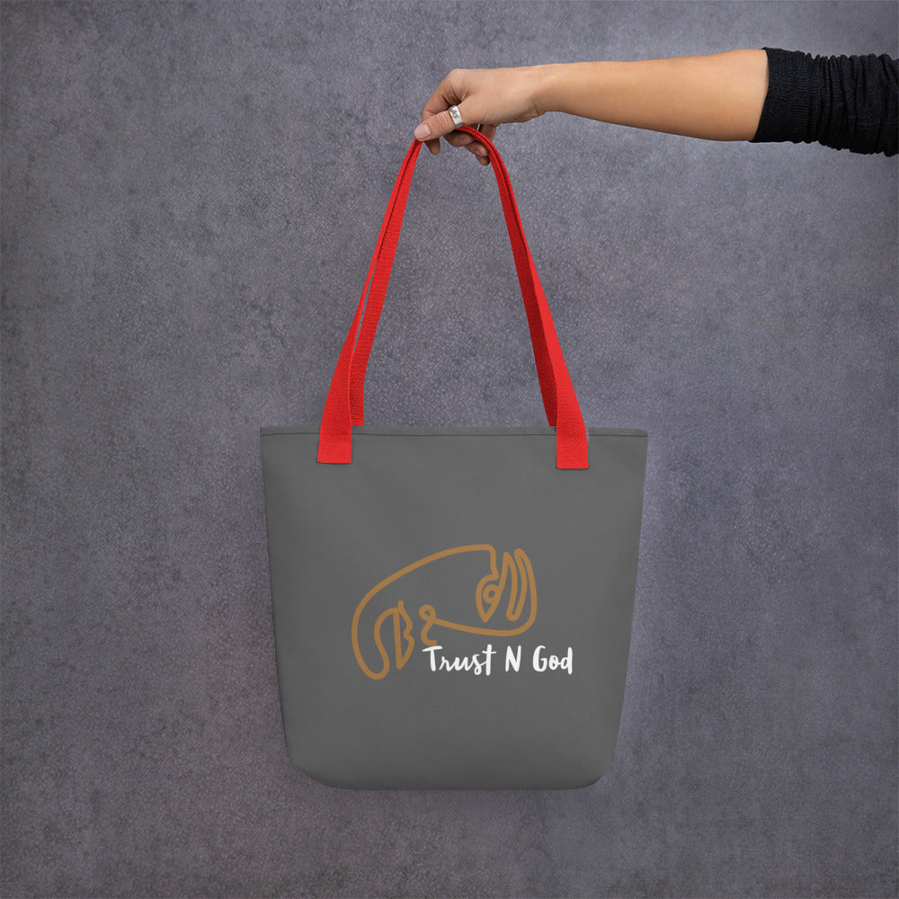 Trust n God “Storm” Tote bag
