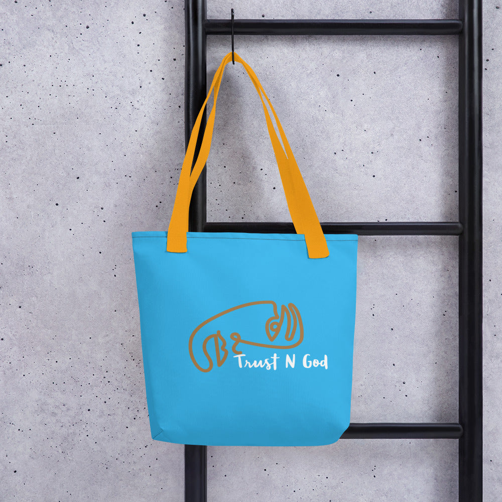 Trust n God Spring Tote bag