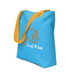 Load image into Gallery viewer, Trust n God Spring Tote bag
