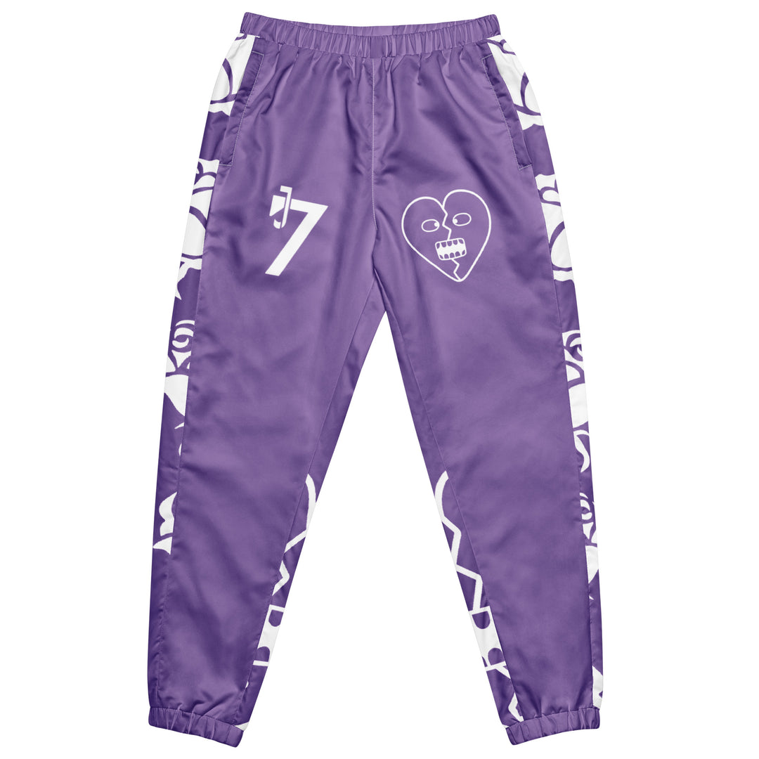 111 Purple Pastel track pants - J SEVEN APPARELS 