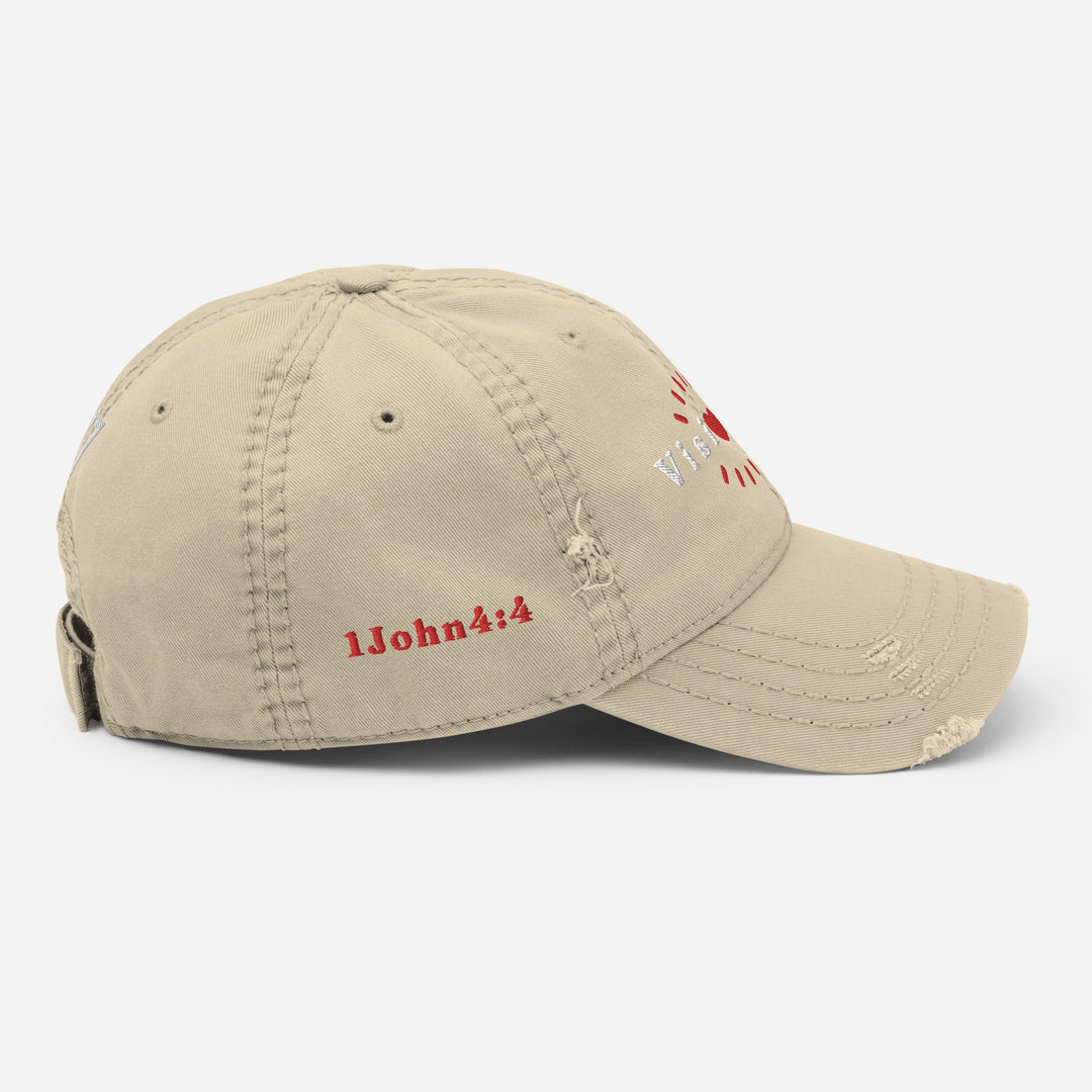 I Am Visionary ! Distressed Dad Hat