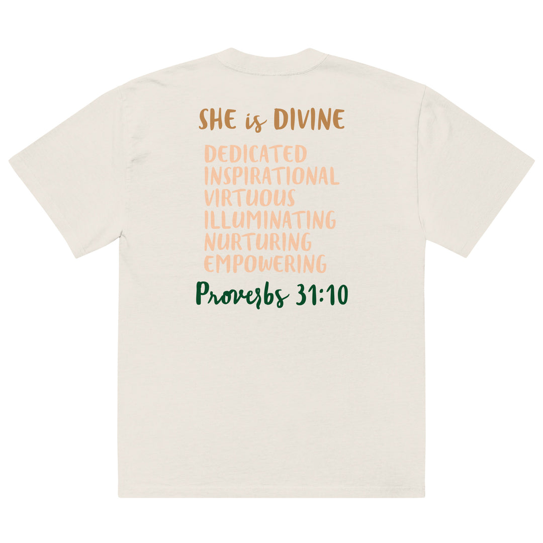 DEVINE Oversized faded t-shirt