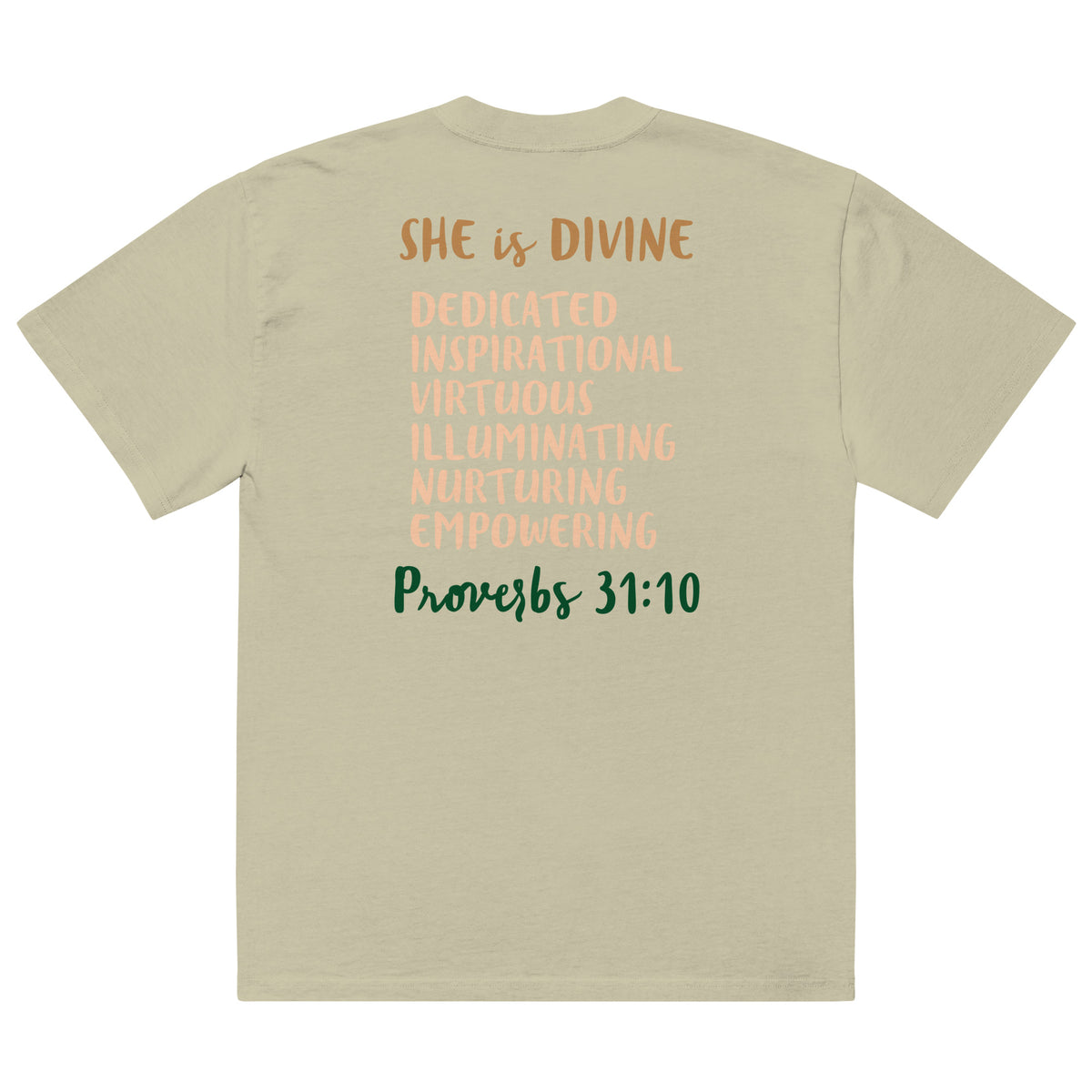 DEVINE Oversized faded t-shirt