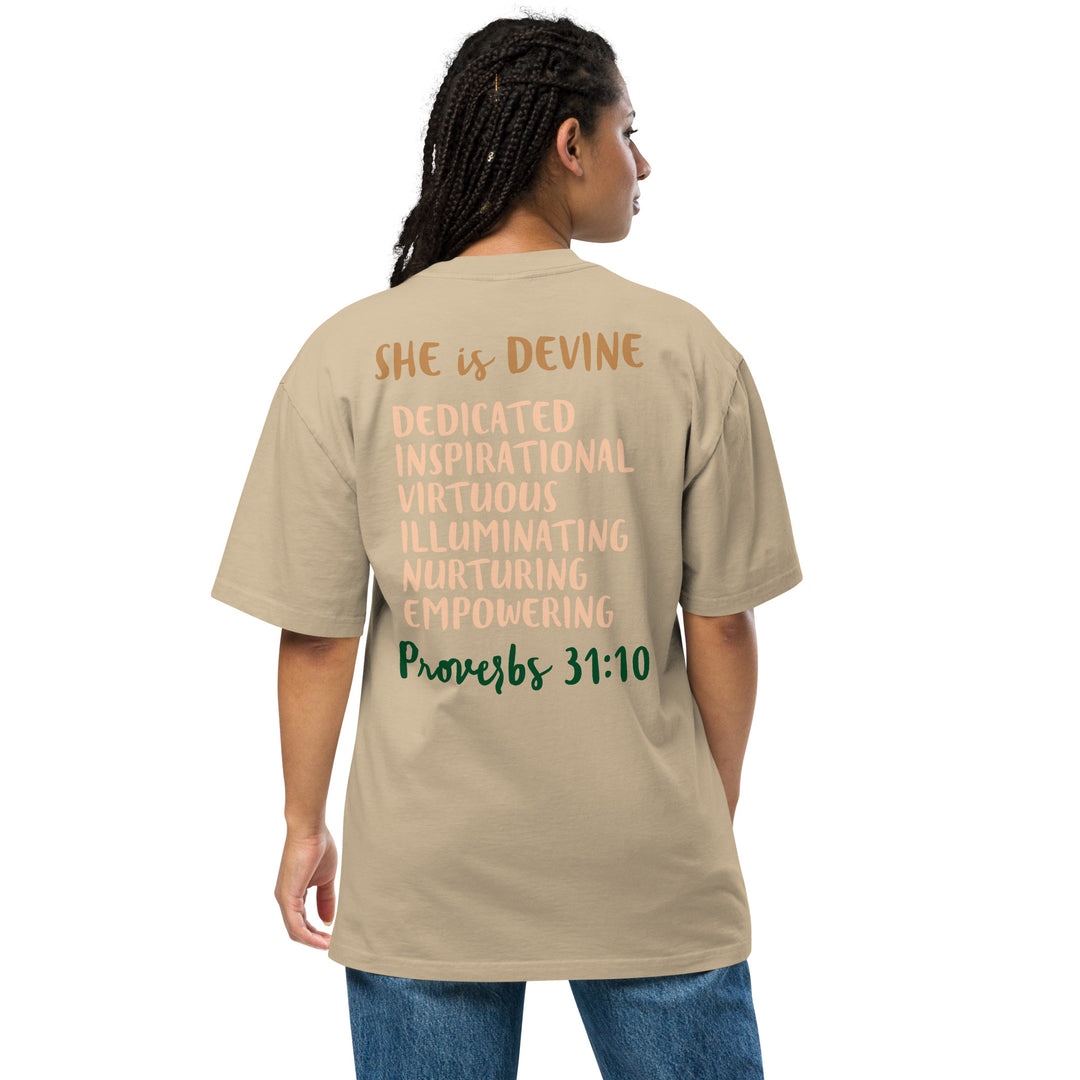 DEVINE Oversized faded t-shirt