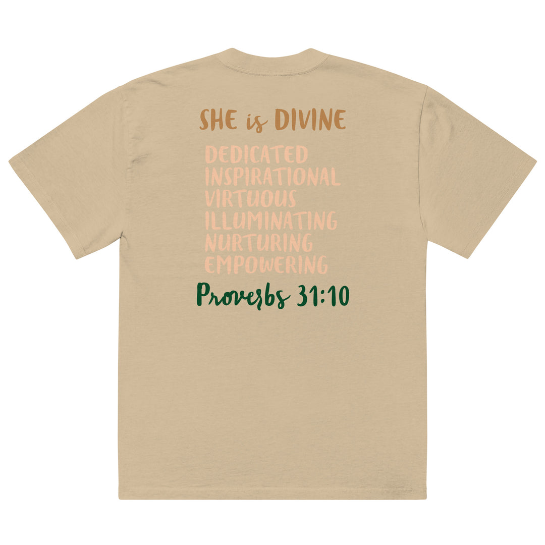 DEVINE Oversized faded t-shirt