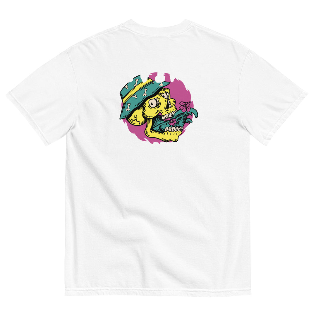 Oversized Graffiti TShirt Ride The Wavy Train LIVING UNAPOLOGETICALLY VISIONARY Unisex garment-dyed heavyweight t-shirt