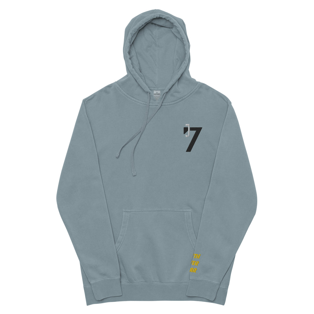 Fall Time Unisex pigment-dyed hoodie - J SEVEN APPARELS 