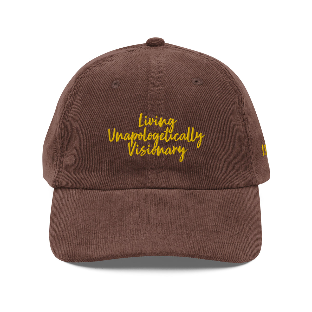 Living unapologetically Visionary Vintage corduroy cap
