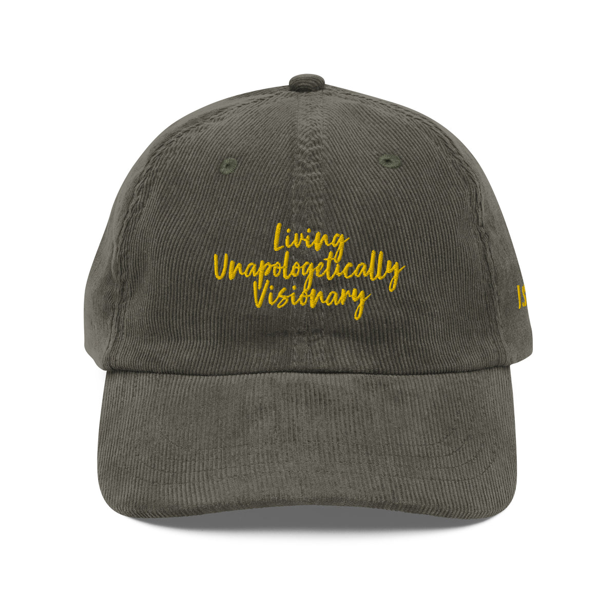 Living unapologetically Visionary Vintage corduroy cap